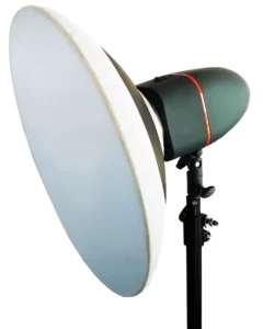 Softbox mit Studioblitz